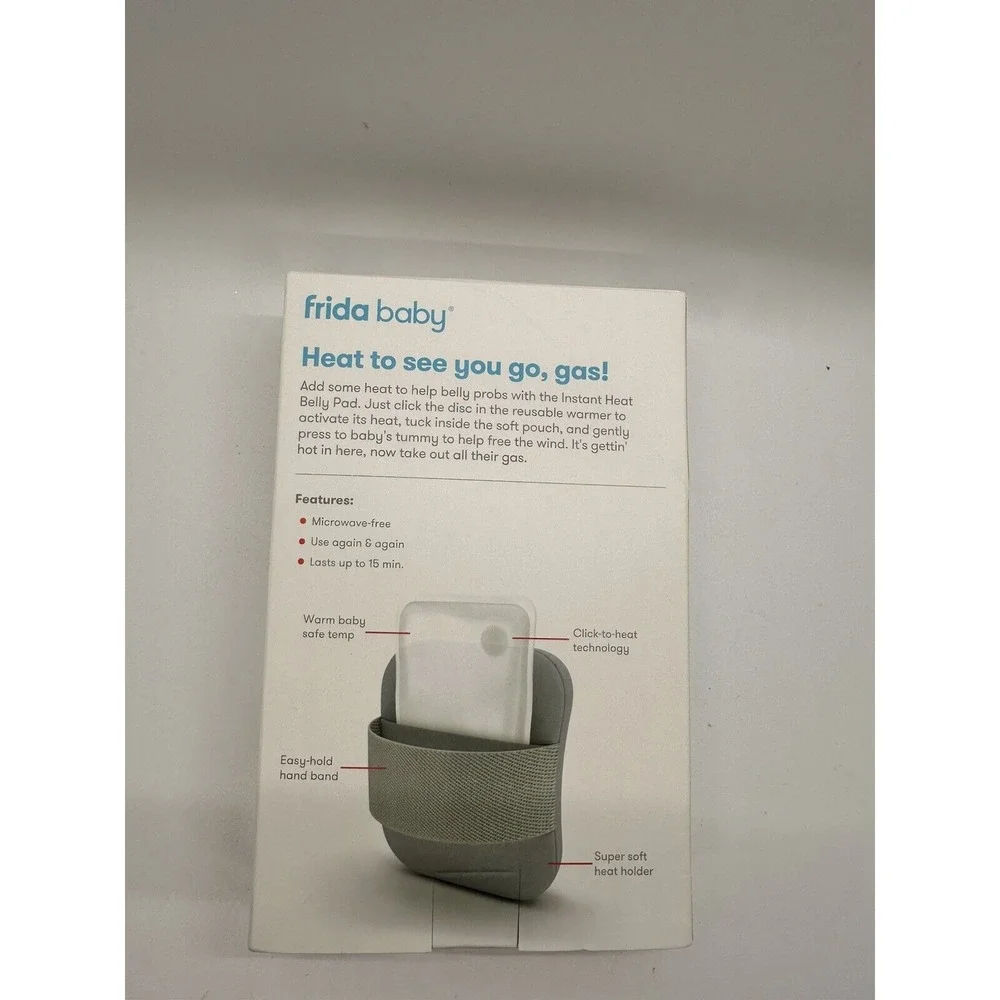 NIB Frida Baby‎ Gas + Colic Heating Pad for Natural Belly Relief